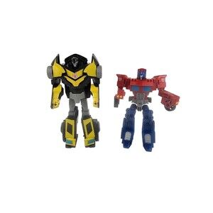 Transformers Generations Cyber Battalion Optimus Prime & Night Ops Bumblebee Lot